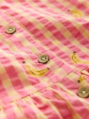 Pink/Yellow Banana Trapeze Playsuit (3mths-7yrs) - Image 6 of 7