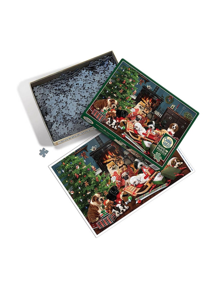 Cheatwell Games 1000 Piece Puzzle Christmas Puppies - Image 2 of 3