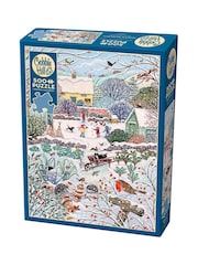 Cheatwell Games 500 Piece Winter Holidays Puzzle - Image 1 of 3