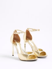 River Island Wide Fit Open Toe Heels - Imagem 2 de 6