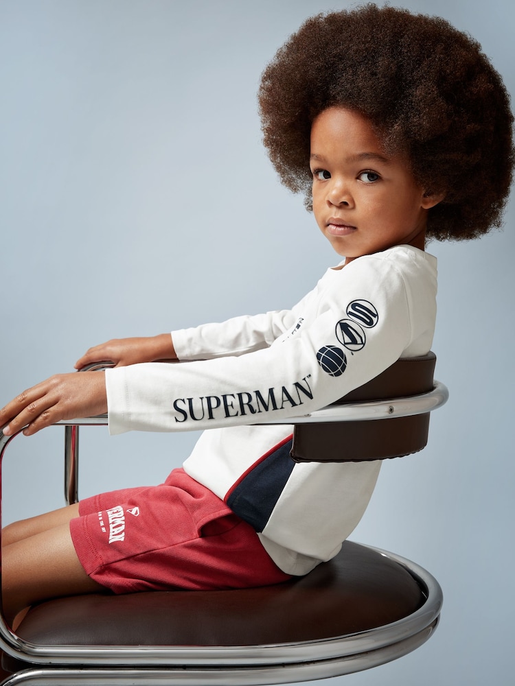 Reiss | Superman Cotton Logo T-Shirt - Image 1 of 5