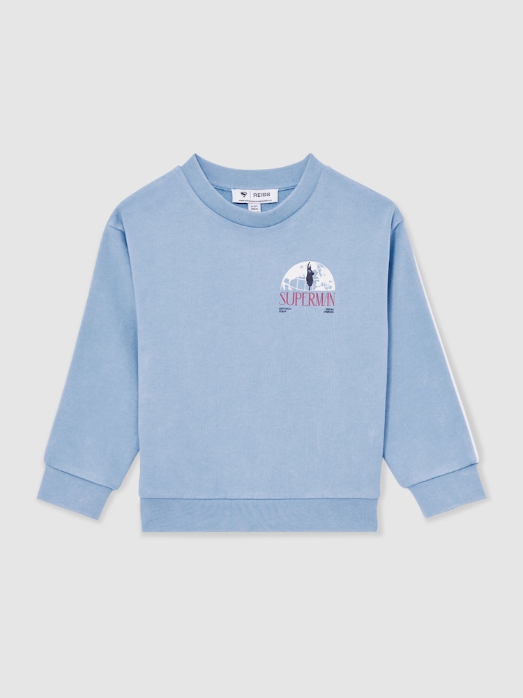 Reiss | Superman Logo Print Sweatshirt - Image 1 of 5