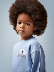 Reiss | Superman Logo Print Sweatshirt - Image 4 of 5