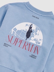 Reiss | Superman Logo Print Sweatshirt - Image 5 of 5