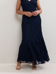 Phase Eight Blue Petite Khiana Dress - Image 3 of 4