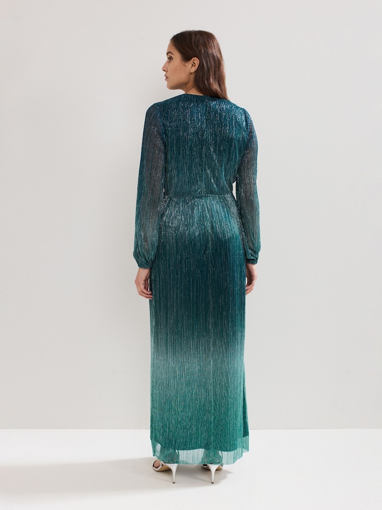 Phase Eight Green Cherene Ombre Dress - Image 2 of 6 Phase Eight Green Cherene Ombre Dress - Image 2 of 6