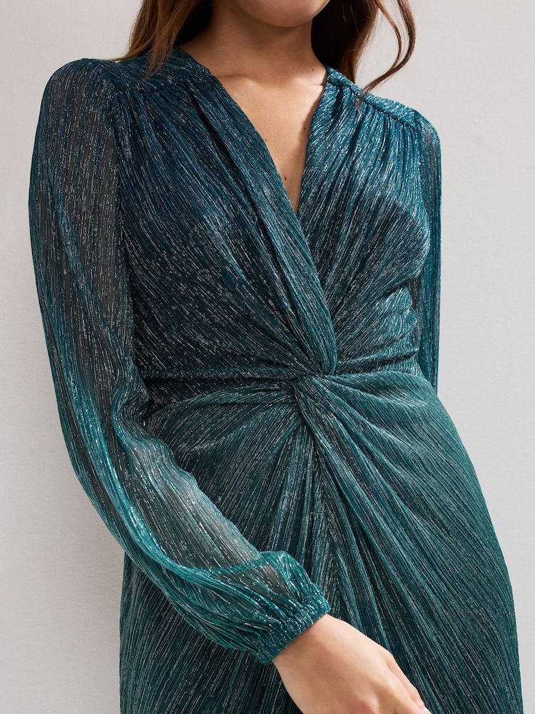 emerald green ombre dress Glitter Emerald Appliques Off-the-Shoulder A-Line Long Prom Dress Emerald / 00 main image 1