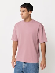 Pastels Green/Blue/Ecru/Slate/Pink Relaxed Fit Heavyweight T-Shirts 5 Pack - Image 10 of 13