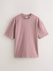 Pastels Green/Blue/Ecru/Slate/Pink Relaxed Fit Heavyweight T-Shirts 5 Pack - Image 3 of 13
