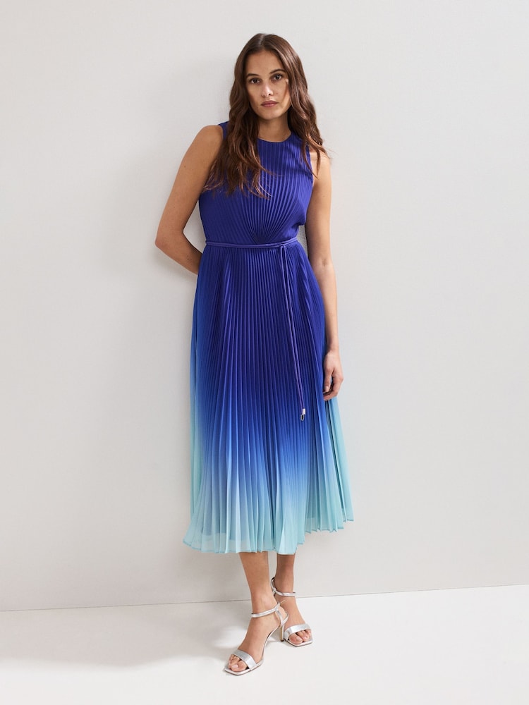 Phase Eight Blue Simara Ombre Dress - Image 1 of 7