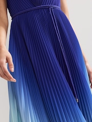 Phase Eight Blue Simara Ombre Dress - Image 5 of 7