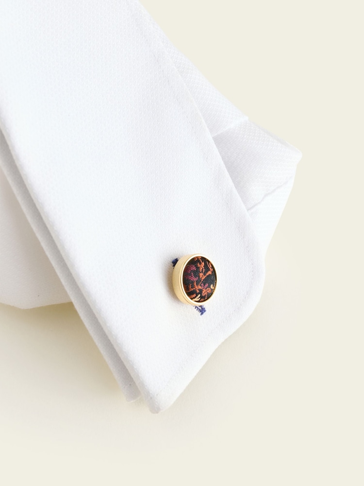 Orange Tie, Pocket Square and Cufflink Gift Box - Image 3 of 3 Orange Tie, Pocket Square and Cufflink Gift Box - Image 3 of 3