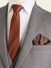 Orange Silk Tie, Pocket Square and Cufflink Gift Box - Image 4 of 4
