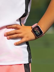 Tikkers Pink  Smart Series 13 Riptape Strap Smart Watch - Image 2 of 6