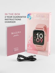Tikkers Pink  Smart Series 13 Riptape Strap Smart Watch - Image 5 of 6