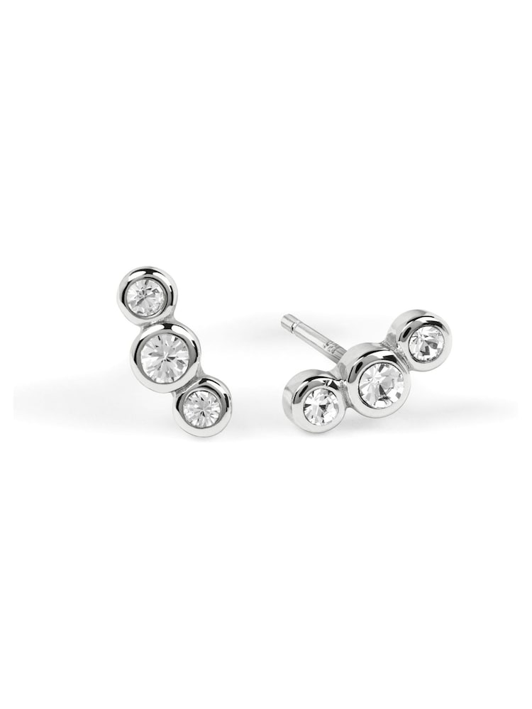 Radley Silver Tone Cluster Stud Earrings - Image 2 of 5