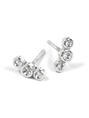 Radley Silver Tone Cluster Stud Earrings - Image 3 of 5
