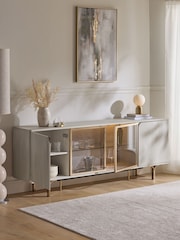 White Evie large lit Sideboard - Image 3 of 10