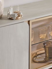 White Evie large lit Sideboard - Image 4 of 10