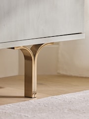 White Evie large lit Sideboard - Image 6 of 10