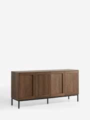 Dark Natural Oswin Oak Effect Large Sideboard - Image 2 of 5