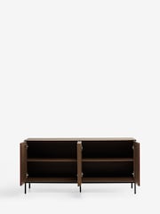Dark Natural Oswin Oak Effect Large Sideboard - Image 3 of 5