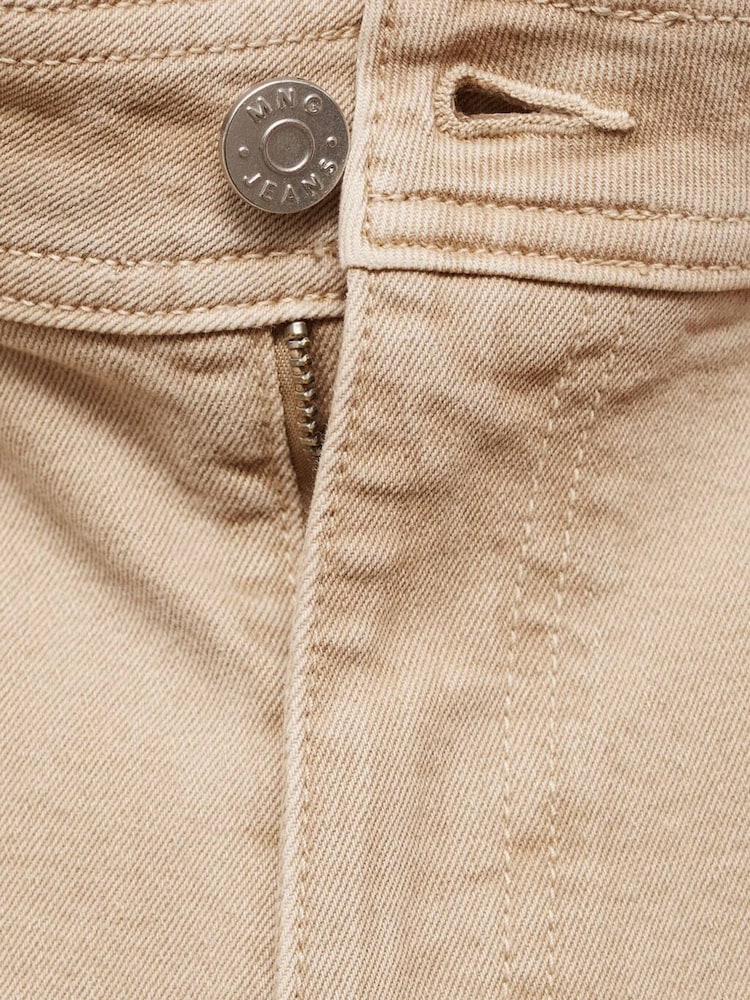 Mango Brown Catherin Culotte High Waist Jeans - Image 5 of 5