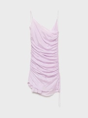Mango Purple Supriya Lele Low Back Strappy Mini Dress - Image 5 of 6
