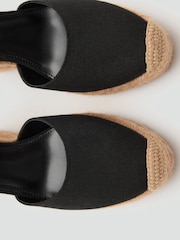 Mango Black Wedge Sandals - Image 3 of 3