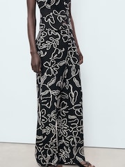 Mango Black Straight Trousers - Image 3 of 5