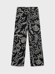 Mango Black Straight Trousers - Image 4 of 5