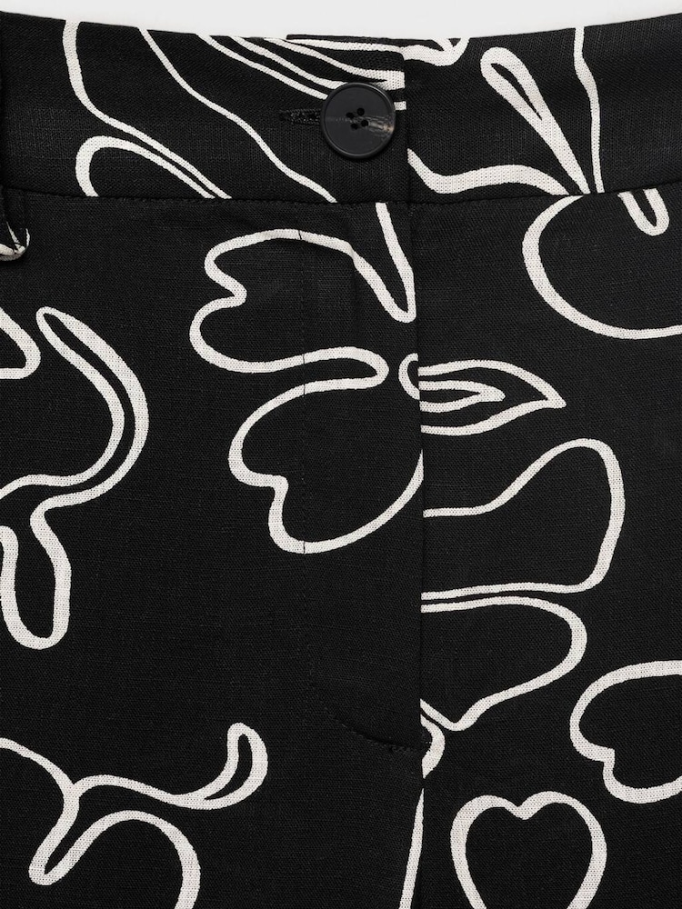 Mango Black Straight Trousers - Image 5 of 5 Mango Black Straight Trousers - Image 5 of 5