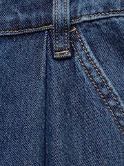 Mango Blue Ona Wide Leg Jeans - Image 6 of 6