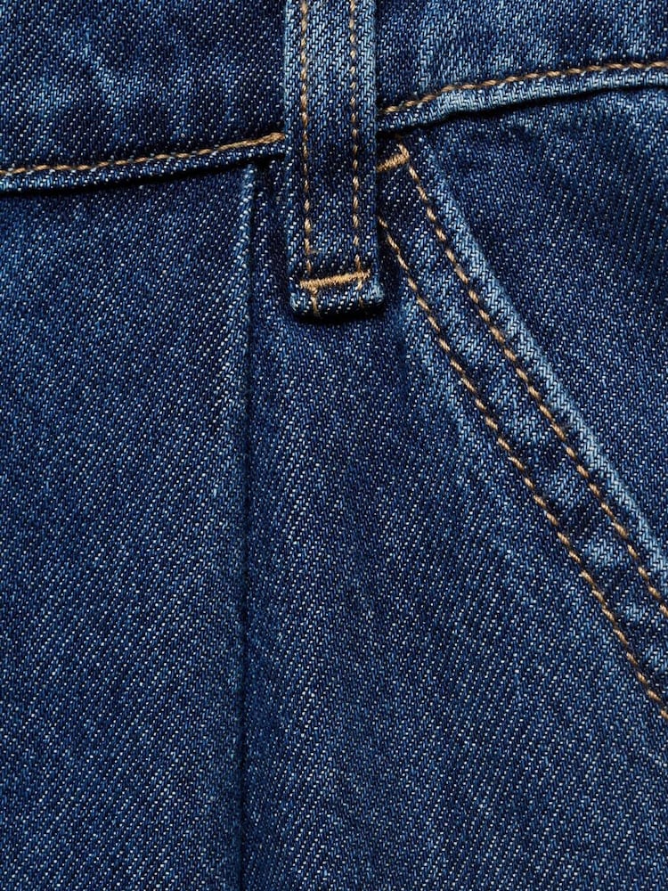 Mango Blue Ona Wide Leg Jeans - Image 6 of 6