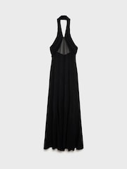 Mango Green Halter Neck Maxi Dress - Image 5 of 5