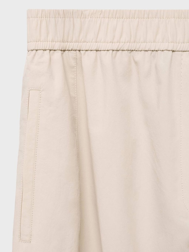 Mango Cream Paperbag Trousers - Image 5 of 5