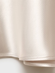 Mango Silver Belt Detail Satin Maxi Skirt - Image 5 of 5