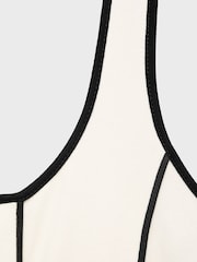 Mango Cream Stripe Flare Maxi Dress - Image 5 of 5