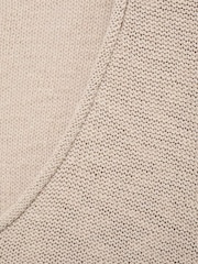 Mango Brown V-Neck Lightweight Jumper - Image 7 of 7