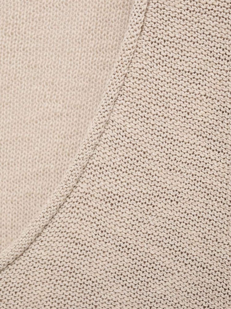 Mango Brown V-Neck Lightweight Jumper - Image 7 of 7