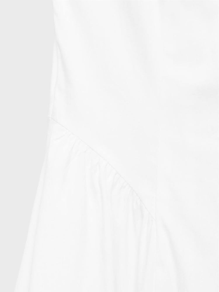 Mango White Sleeveless Flared Dress - Image 7 of 7 Mango White Sleeveless Flared Dress - Image 7 of 7