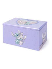 Stitch & Angel Purple Heart Jewellery Box - Image 3 of 4