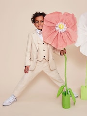 Monsoon Natural Smart Suit in Linen Blend 4 Piece - Image 1 of 2