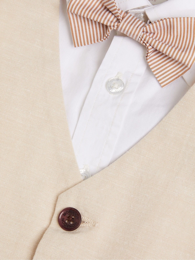 Monsoon Natural Smart Suit in Linen Blend 4 Piece - Image 2 of 2
