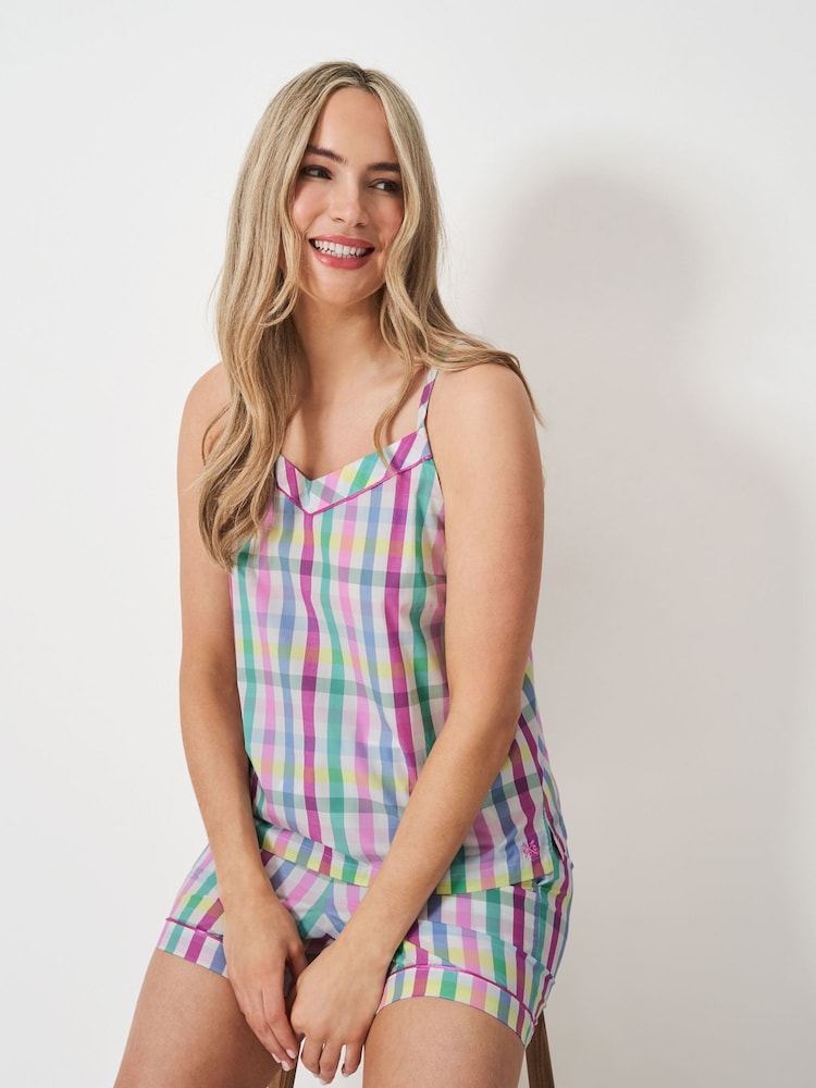 Crew Clothing Cami 100% Cotton Shorts Set - Imagen 2 de 5