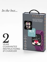 Radley Purple Series 32 Silicone Strap Smart Watch - Image 6 of 6