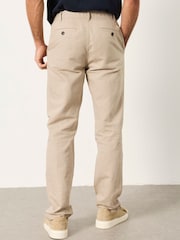 FatFace Hayle Natural Linen Cotton Trousers - Image 2 of 6