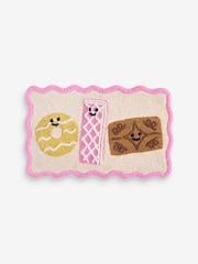 Multi Biscuit Icon Cotton Bath Mat - Image 3 of 3