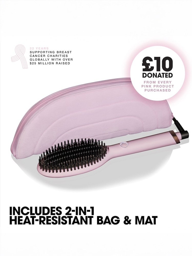 ghd Pink Sorbet Glide Charity Limited Edition Hot Brush - Image 2 of 4