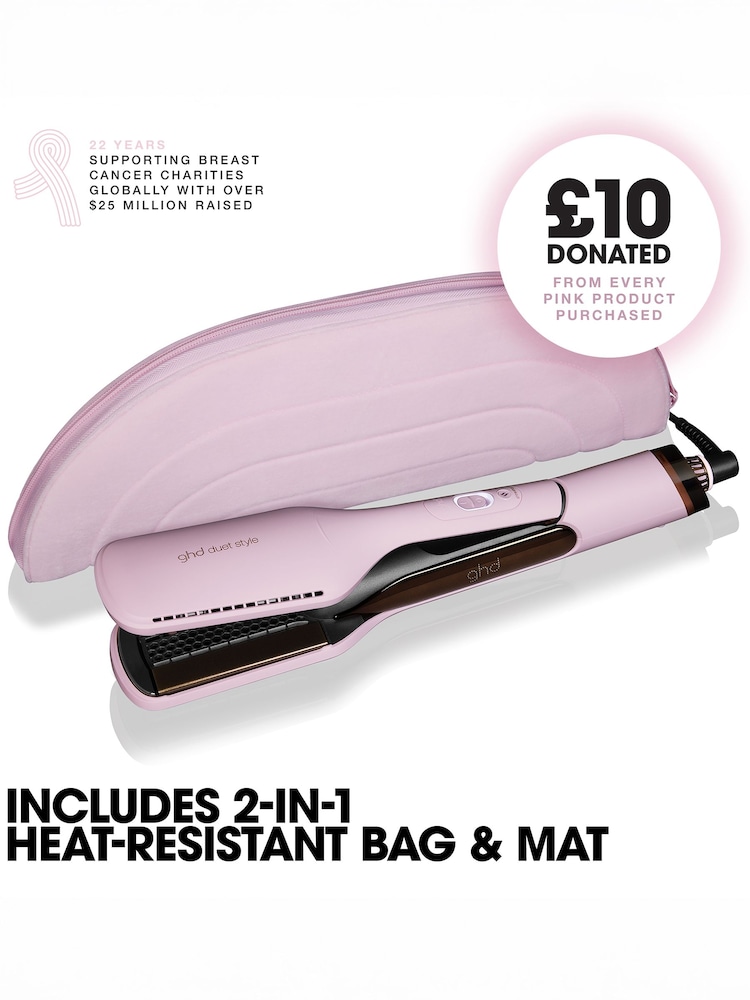 ghd Pink Sorbet Duet Style Charity Limited Edition Hot Air Styler - Image 2 of 4